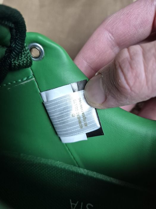 A Bathing Ape Bape Sta Low - White/Green - Mărimea 41 - Noi / Piele Lă