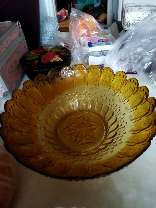 Предметы стекло СССР для сервировки стола