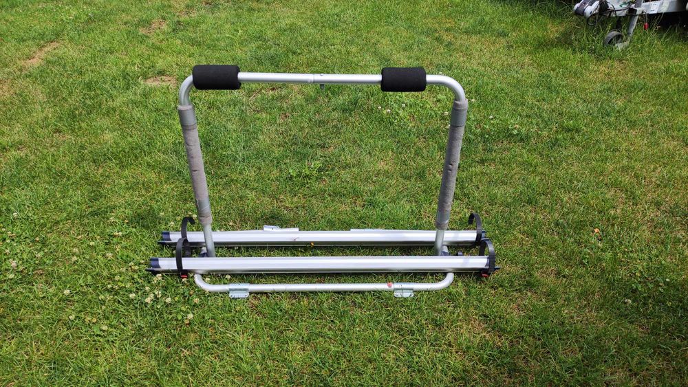 Suport transport biciclete pentru rulota.