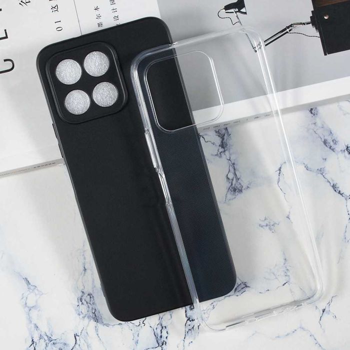 Honor X8b X8 5G X7b X6a X8a 70 Lite Черен Силиконов Прозрачен Кейс