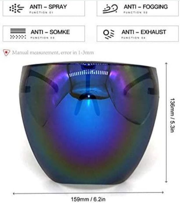 Предпазен щит с UV защита