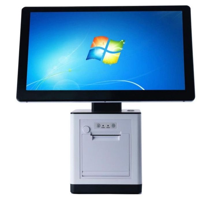 POS система Сенсорный моноблок кафе магазин Терминал с принтером 80мм