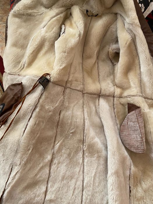 Дубленка для подростка девочки 44-46 размер