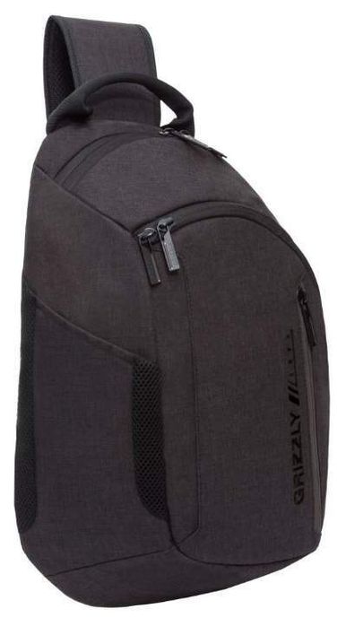 Рюкзак sling bag Grizzly черный