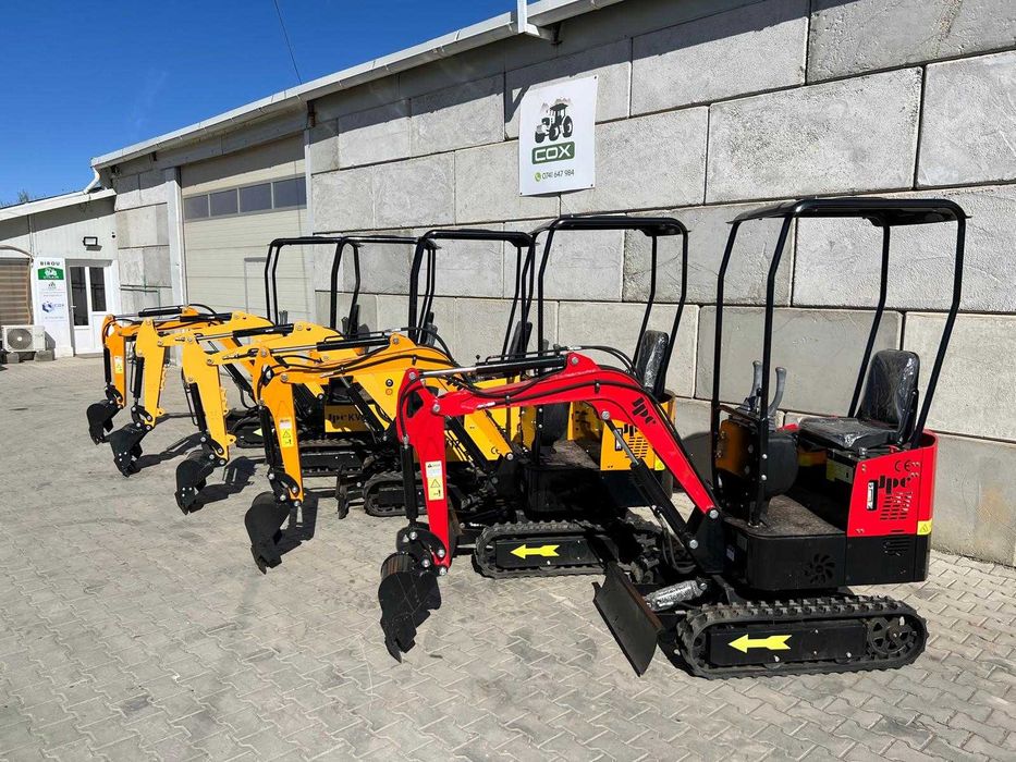 Mini excavator JPC  - 12 Hp , 1 Tona  (Nou 2025) + Video