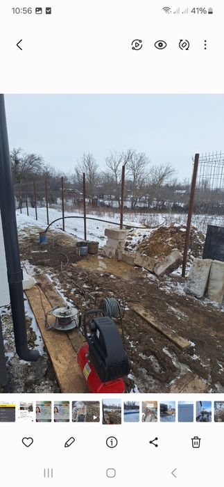 Foraje puțuri apa prelungirii denisipări și piloni