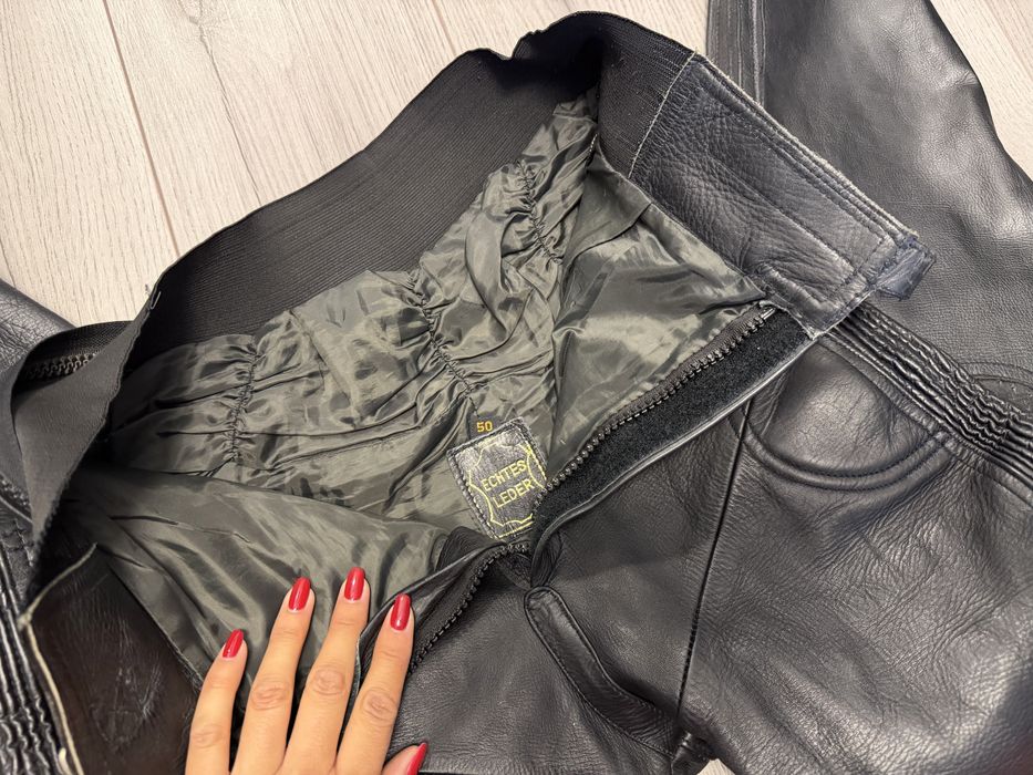 Pantaloni piele moto modeka