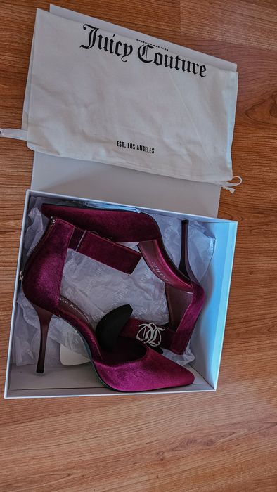 Нови дамски обувки Juicy Couture бордо, номер 40, стелка 25.5 см