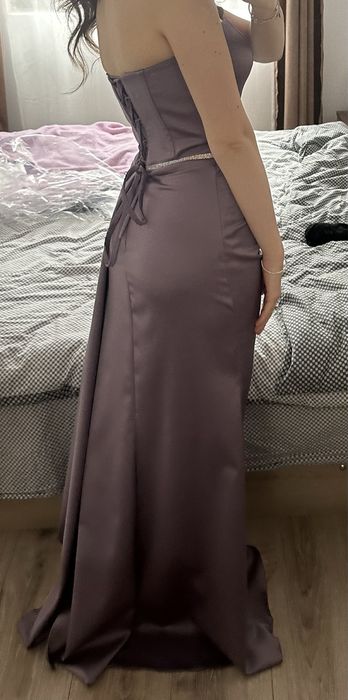 Бална рокля , официална рокля  , рокля за сватба , лилава рокля