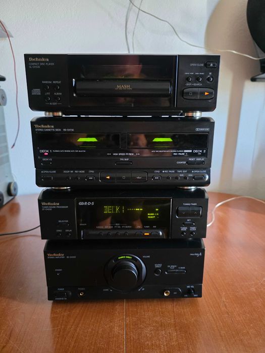 Sistem Hi-Fi Technics SC-CH530, CD MASH, dublu deck, Made Japan