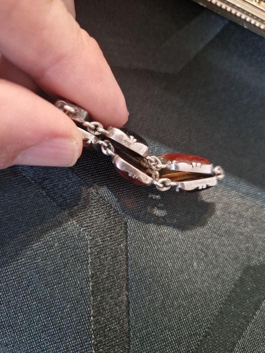 Уникална антикварна сребърна гривна