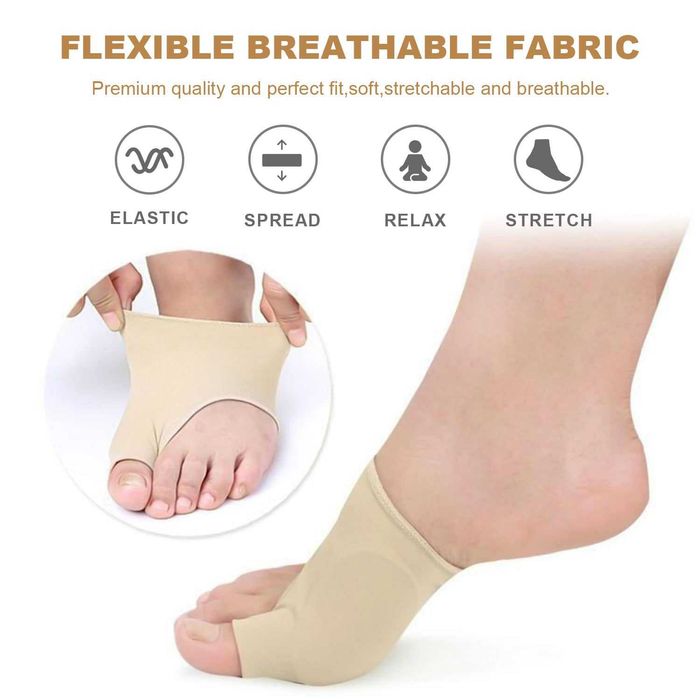 Set 2 separatoare degete corectoare monturi din gel marime universala