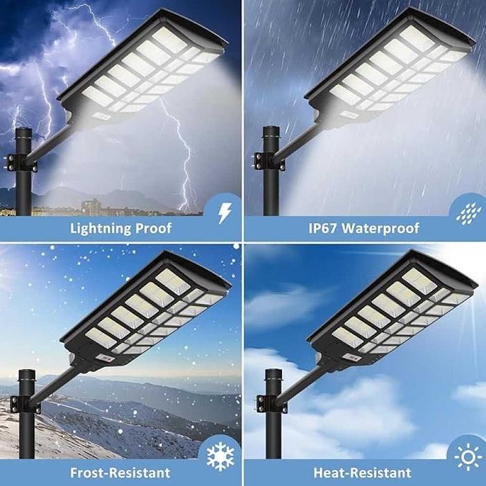 Соларна LED лампа 20,25,30 секции 1000,1400,1800W LYLU със стойка