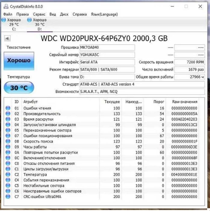 Продам жесткий диск HDD SATA III