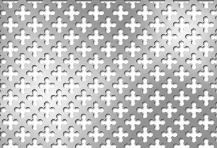 Tabla perforata decorativa