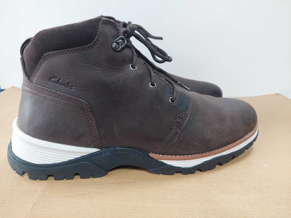 CLARKS Topton Mid-Естествена кожа(Като Нови)-№45