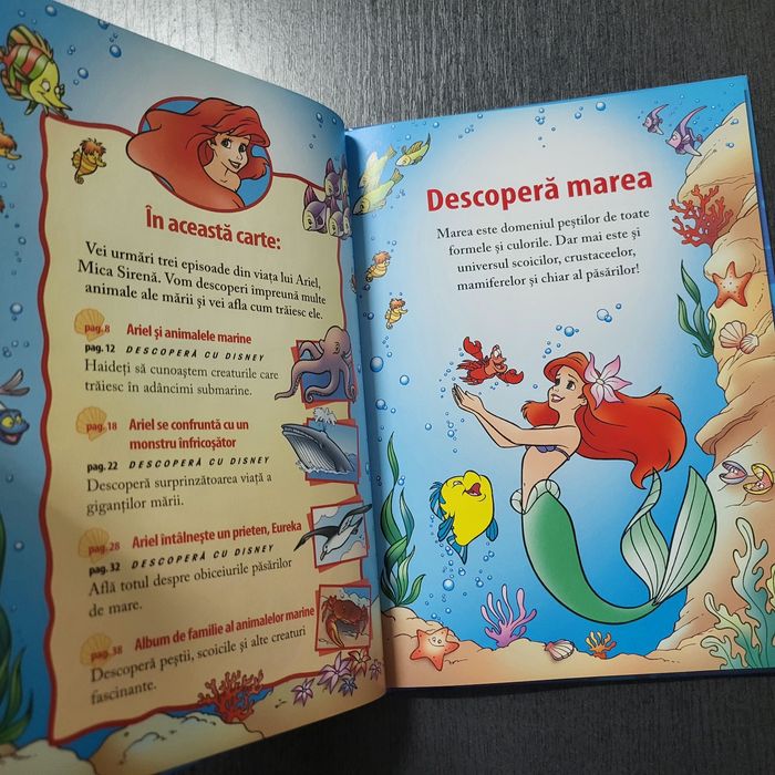 Lot 2 cărți Descoperă Animalele Marine si Descopera Animalele din padu