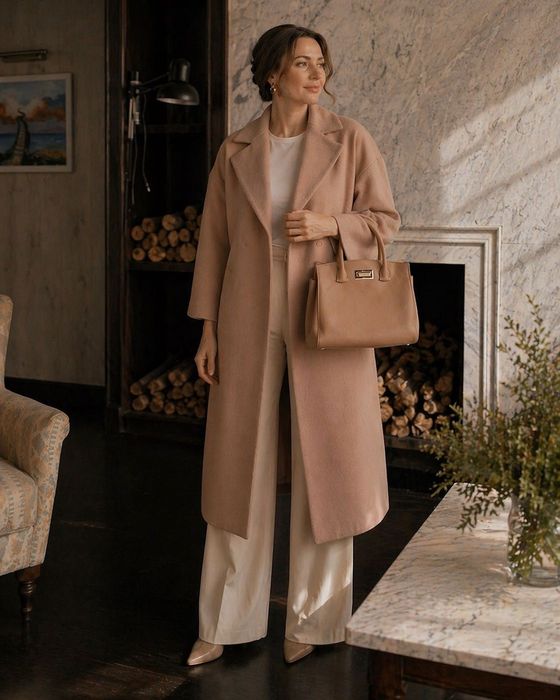 Оригинал Max Mara Studio — статусное пальто в стиле quiet luxury