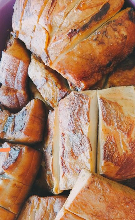 Домашние  горячего капчения  сало