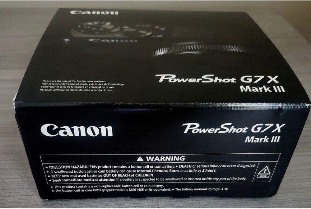 Canon PowerShot G7 X Mark III 20.1MP Point & Shoot Digital Camera New Black