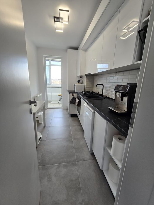 Apartament cu 2 camere de vânzare – mobilat partial ( bucataria ) + parcare supraterana + boxa , Popești-Leordeni — fotografia 1