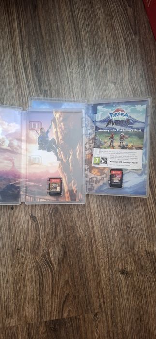 Nintendo Switch Oled+ Zelda botw и pokemon sp