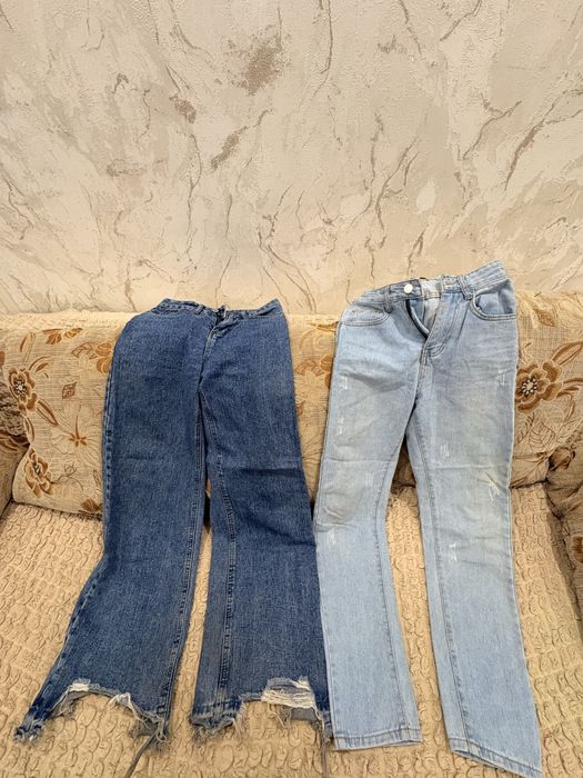 Джинсовые брюки женские