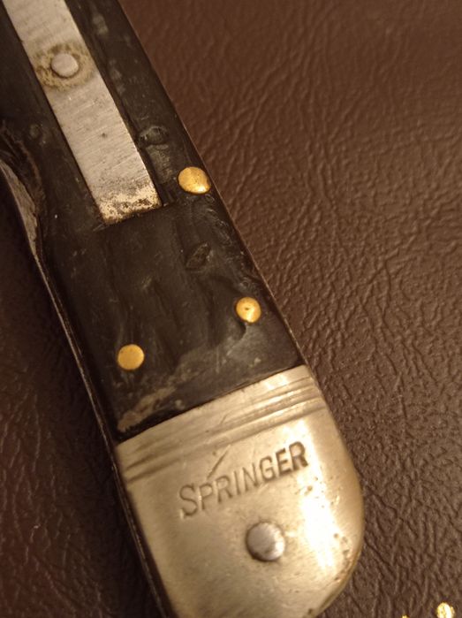 Briceag Bonsa Solingen, blocare lamă, arc puternic.