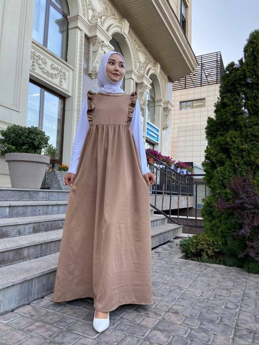 Сарафан с рюшкой