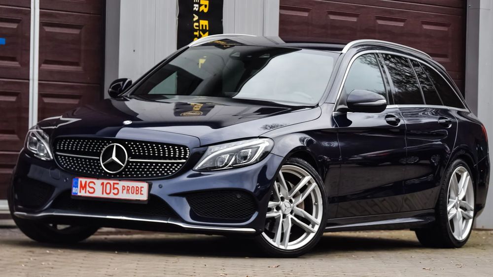 Mercedes-Benz C C220d Pachet AMG~Navi Mare~Piele~Led~Jante R19~Automat~Garantie 1 An
