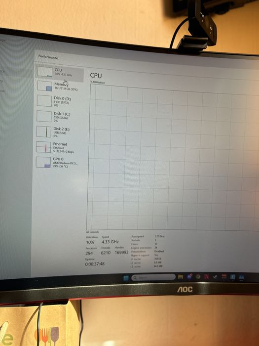 PC Gaming Ryzen 9 5900X / RX 5700 XT / 32GB RAM / B550