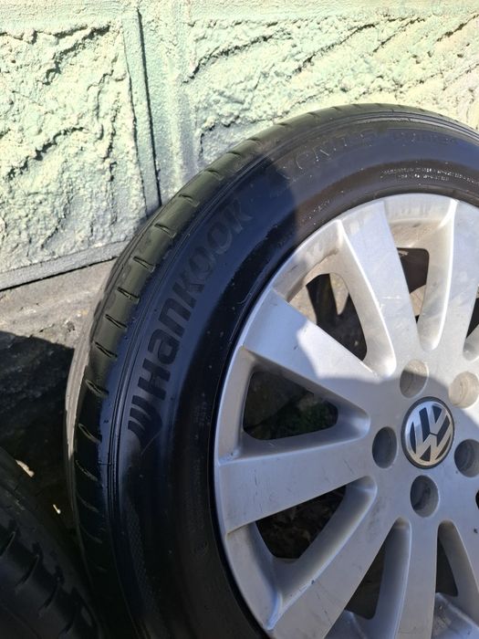 Vand set 4 jante R 16 vw passat b6 au anvelope 205 55 16 ca noi