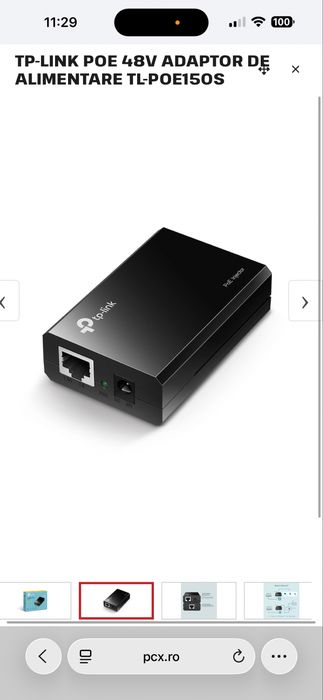 Tp Link Poe Injector Gigabit , nou sigilat 5 buc