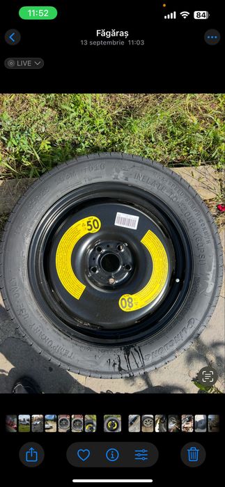 Roata de rezerva slim skoda , audi , vw ,seat 145/85R18