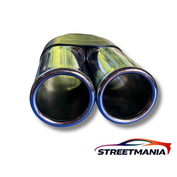 Двоен Накрайник за ауспух 40мм – спортна визия