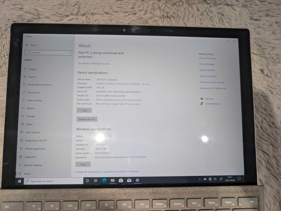 Surface Pro 4 4gb 128gb