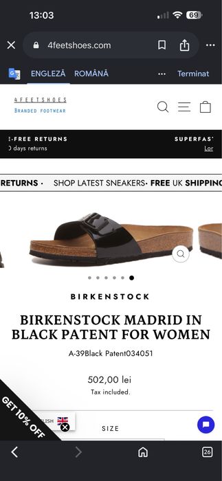 Papuci birkenstock