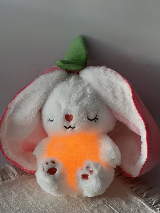 Дышащий зайчик клубника