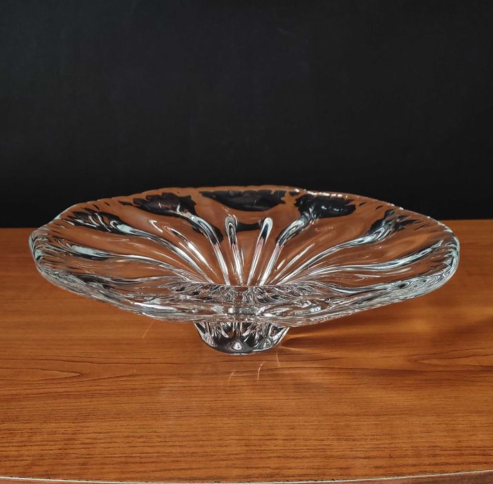 Голяма тежка кристална купа/фруктиера