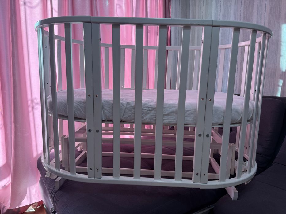 Детская кроватка трансформер, б/у.