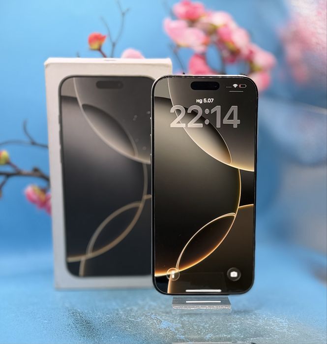 ПЕРФЕКТЕН!!! Apple iPhone 16 Pro Max, 256GB, 5G, Natural Titanium