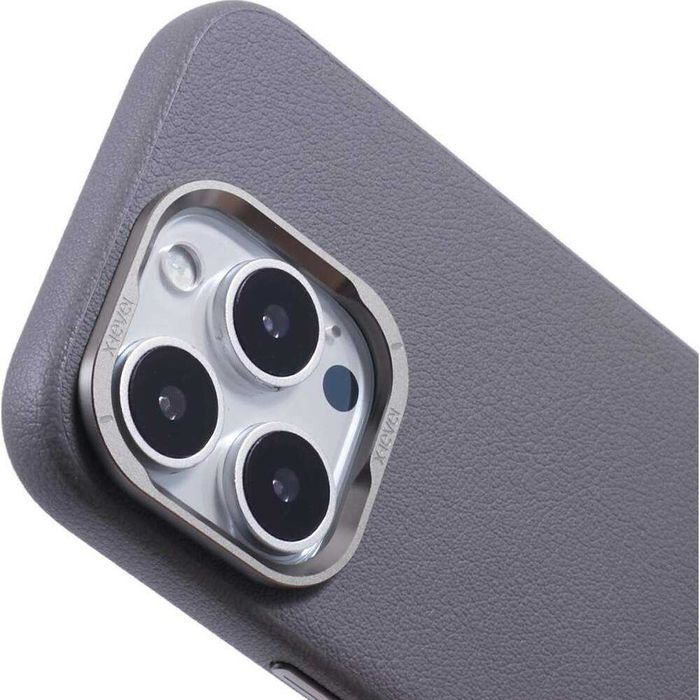 Husa piele magsafe + Folie ecran APPLE iPhone 16 Pro Max Plus 16 Pro