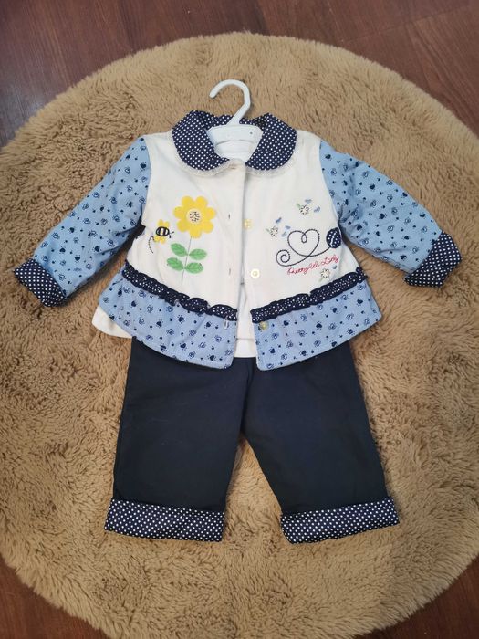 Costum din 3 piese pentru fetite