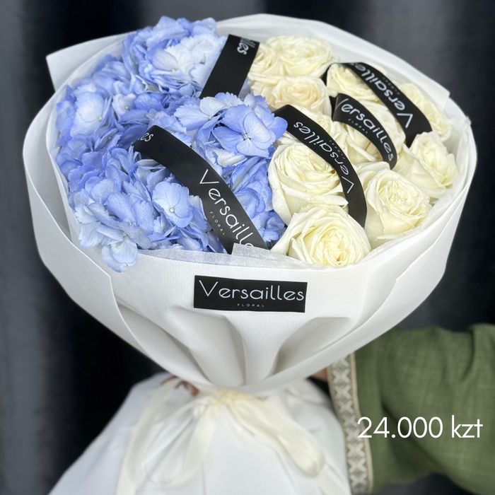 Комбо цветы и тортик