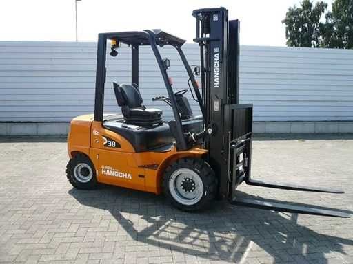 Stivuitor electric Hangcha, capacitate 3.8 T. Roti pline. Garda inalta