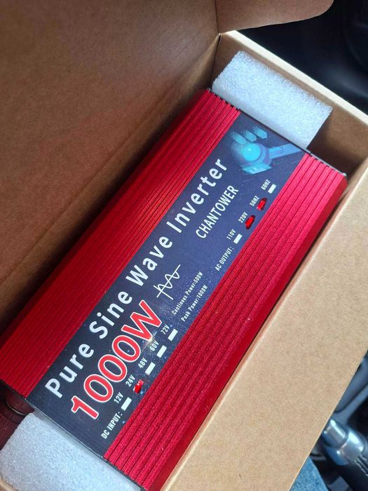 Инвертор 1000W от DC 24V към AC 220V Пълна/Чиста синусоида