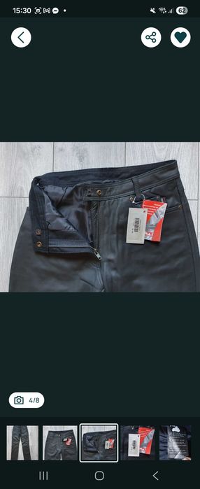 Pantaloni din piele Polo, noi cu etichetă