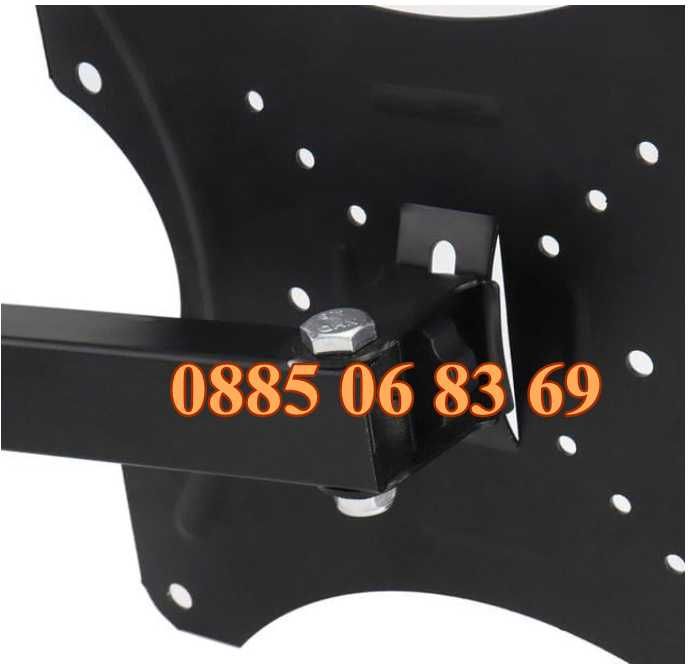 Въртяща стойка за телевизор за стена 14-42", подвижна стойка до 35кг