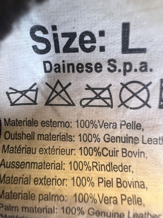 Mănuși de curse Dainese .Piele .Knuckle