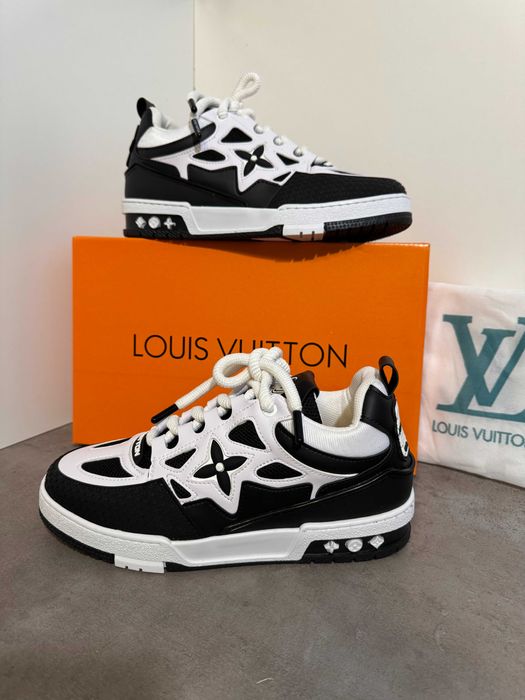 Adidasi Louis Vuitton Trainer Sneaker Black-White Produs Nou-Full Box